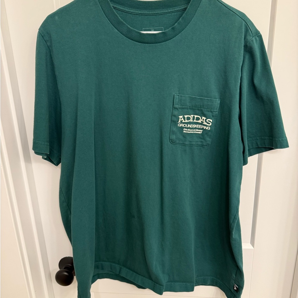 Adidas Dark Green Groundskeeping Tee